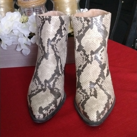 SOUL NATURALIZER BOOTIES SNAKE PRINT - Picture 2 of 7